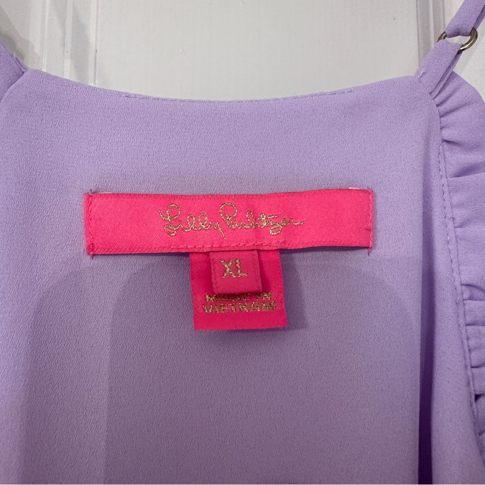 Lilly Pulitzer lavender tank top - Picture 3 of 8